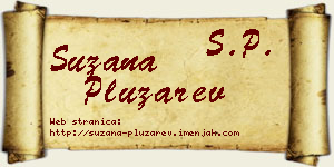 Suzana Plužarev vizit kartica